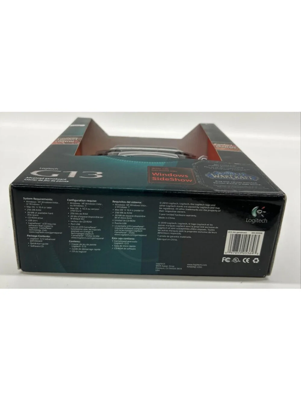 Logitech G13 Advanced Gameboard - NEW SEALED - Rare NOS - Windows SideShow